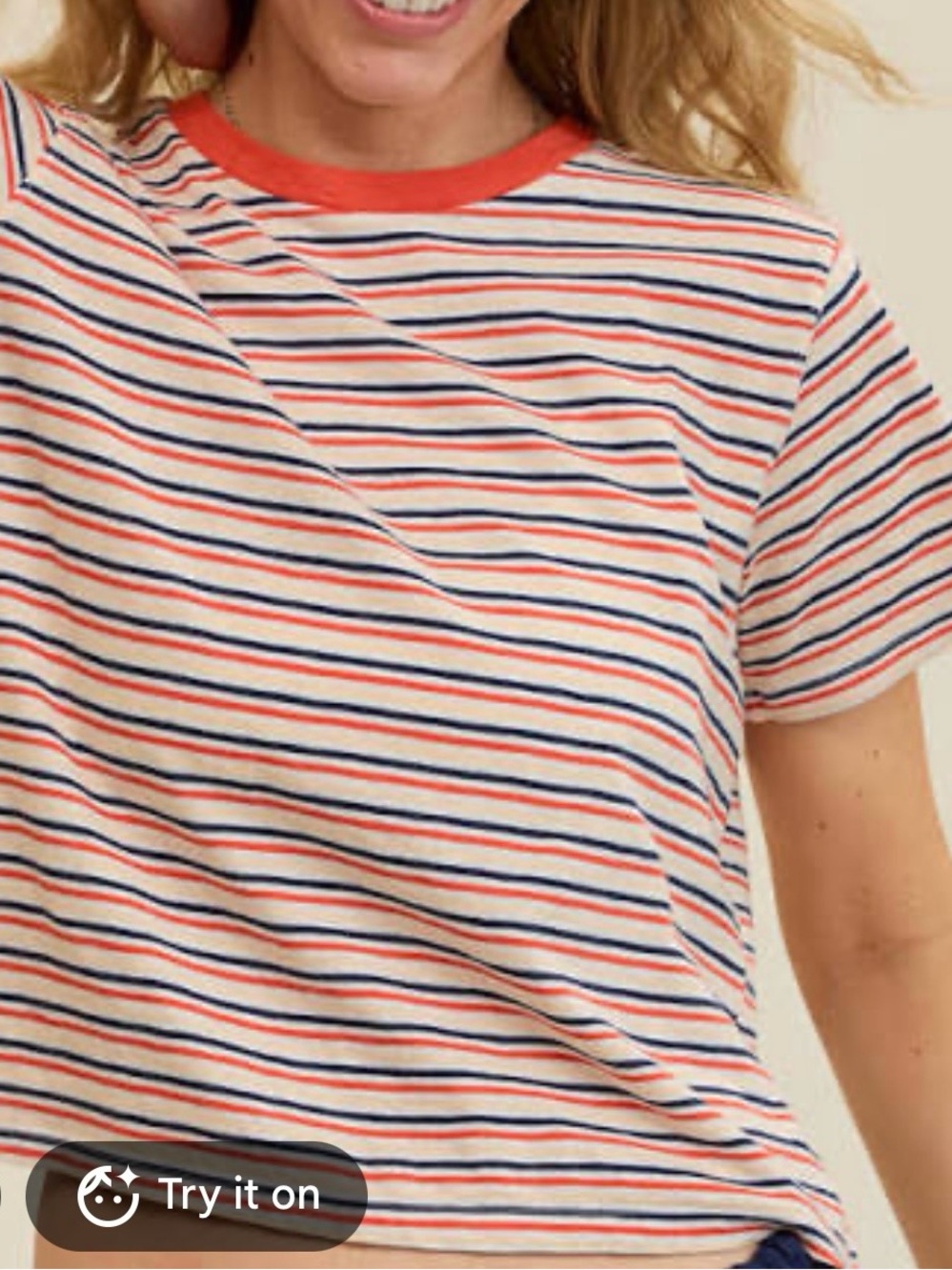 Aerie Stripped Vintage Tee